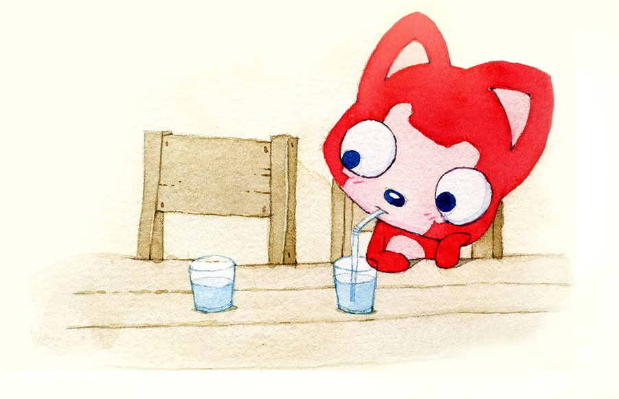 过去的钱甫新一直是一个人生活，享受着孤独，也憧憬着爱情。